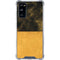 Black and Gold Split Marble Galaxy S20 FE Clear Case